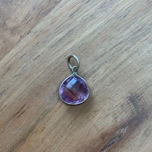 Small purple jewel pendant